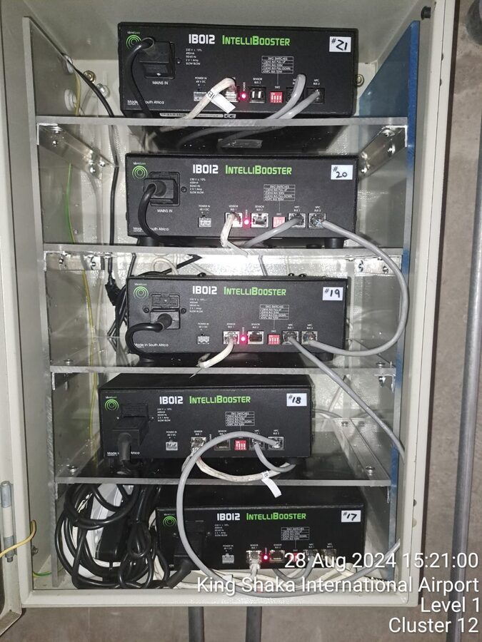 Power and UPS battery cabinet wired by Fibretech